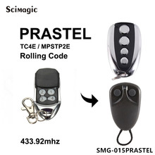 2 pces para prastel tc4e mpstp2e garagem de controle remoto 433.92mhz rolamento código porta chave fob 2024 - compre barato