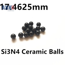 Бесплатная доставка 17,4625 мм 22/32 "SI3N4 керамические шарики нитрида кремния мячи, используемые в подшипник/насос/линейный слайдер/шарики клапана G10 2024 - купить недорого