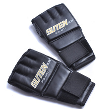 High Quality Guantes de boxeo Half finger Boxing Gloves Mitts Sanda Karate Sandbag Taekwondo Protector kick boxing 3 colors 2024 - buy cheap