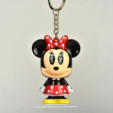 Disney-figuras de acción de Mickey Mouse y Minnie para niños, juguetes infantiles de PVC en espiral, con cambio de ojos, 8cm 2024 - compra barato