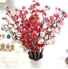 Artificial Silk Fake Flowers Plum DIY Wedding Decoration Wreath Scrapbooking Fake Flower favors cheap home decoration 19jul11 2024 - buy cheap