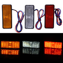 12V Universal LED Light Reflector White Red Yellow Rear Tail Brake Stop Marker Light For JEEP SUV Truck Trailer Motorcycle Car 2024 - buy cheap