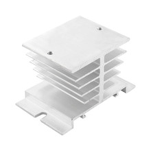 1pc Single Phase Solid State Relay SSR Aluminum Heat Sink Dissipation Radiator,10A-40A 50X50X80mm 2024 - buy cheap