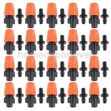 20 sets Adjustable Misting Atomizing Nozzle with Fitting Water Sprayer Sprinkler Orange 2024 - buy cheap