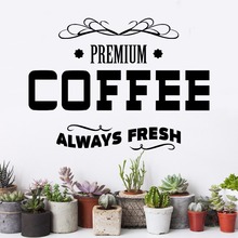 Premium Coffee Cafe Design Art Poster Mural Vinyl Art Removable Poster Mural Beauty Fashion Kitchen Wall Sticker Decoration W77 2024 - buy cheap