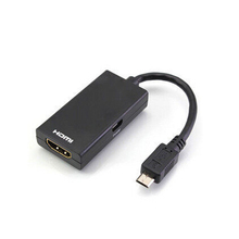 Newly Micro USB MHL to HDMI Port Male to 2 Female 1 In 2 Out Splitter Cable Adapter Converter for Cellphone TV 2024 - buy cheap