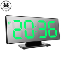 LED Desktop Alarm Clocks Electronic Watch Table Temperature Display Multifunction Snooze Night Large Number Display Alarm Clock 2024 - buy cheap