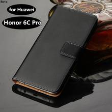 Case for Huawei Honor 6C Pro 5.2" Leather Case Flip Cover Wallet Phone case card holder phone case holster coque fundas GG 2024 - buy cheap