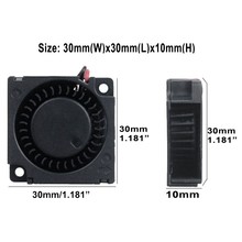 Gdstime 30x30x10mm DC 5V Ball bearing 30mm x 10mm Blower 3010 3cm Mini Cooler Laptop Cooling Fan 3D Printer Fan 30*30*10mm 2024 - buy cheap