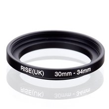original RISE(UK) 30mm-34mm 30-34 mm 30 to 34 Step Up Ring Filter Adapter black 2024 - buy cheap