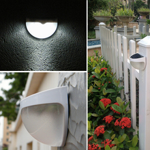 6-LED Solar Power Wall Light Lamp For Garden Yard Gutter Fence Outdoor/Indoor Light-dependent control 2024 - buy cheap