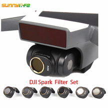 Sunnylife-filtro de lente transparente para Dron DJI Spark, cardán Spark, ND4, ND8, ND16, ND32, MCUV, CPL 2024 - compra barato