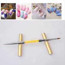 Professional Multi-Function Crystal Acrylic Nail Art Painting Brush UV Gel Painting Drawing Manicure Tips Design Brush Pen Tools 2024 - buy cheap