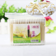 200PCS Wood Cotton Swab Stick Double Head Ear Clean makeupCotton Swabs buds Absorbent Q-tip Health Care Cosmetics tools 2024 - buy cheap