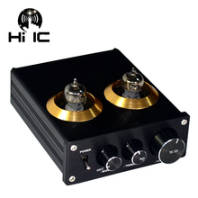 HiFi Bile Preamp 6J1 Vacuum Tube Amplifier Bile Buffer Preamp Stereo Tube Preamplifier With Treble&Bass Tone Control DC 12V 2024 - buy cheap