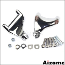 Passageiro traseiro da motocicleta footpeg pé resto kit de montagem para harley sportster xl883 xl1200 2004-2013 suportes para os pés 2024 - compre barato