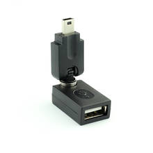 Мини USB к USB 2 0 Женский 180 X360 гибкий Угловой 360 градусов вращающийся к мини USB otg Кабель-адаптер 2024 - купить недорого