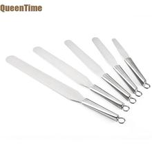 QueenTime Stainless Steel Icing Spatula Frosting Spatulas Cream Butter Scraper Cake Decorating Tools Durable Kitchen Utensils 2024 - buy cheap