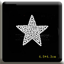 2pc/lot Star sticker rhinestones motif design hot fix iron on rhinestone motifs hot fix rhinestone transfer motifs patches 2024 - buy cheap