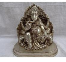 Estatua de Buda de 4 brazos Ganapati Ganesha, estatua de cobre, plata, fábrica, Buddhism, de plata chino 2024 - compra barato