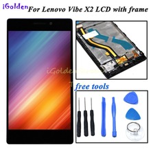 100% Tested 1920x1080 For LENOVO Vibe X2 LCD Display With Frame Touch Screen Digitizer Assembly For LENOVO Vibe X2 LCD 2024 - buy cheap