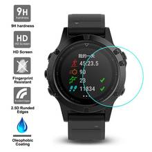 Protector  2pcs 9H+ Tempered Glass Cover Screen Protective  Film For Garmin Fenix 5X GPS Watch 18JUL17 2024 - buy cheap