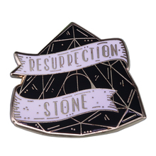 Resurrection stone lapel pin witchcraft brooch literary bookworm jewelry 2024 - buy cheap