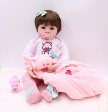 60 см Силиконовая виниловая большая кукла для новорожденных девочек l. o. l, куклы для малышей, игрушки для малышей, подарок на день рождения для детей 2024 - купить недорого