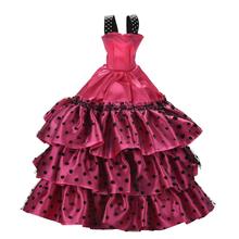 Mini Dot Flower Dress For Dolls Dolls Summer Tank Doll Princess Dress Wedding Dresses 1 Pc 2024 - buy cheap