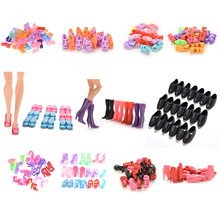 10Pairs/Set Doll Shoes Fashion Cute Colorful Assorted shoes for  Doll with Different styles High Quality Baby Toy 2024 - buy cheap