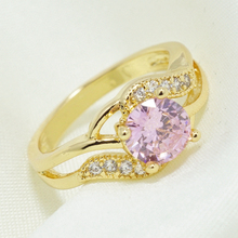 Yunkingdom, милые вечерние кольца золотого цвета с кубическим цирконием, модные кольца для женщин, модные ювелирные изделия, подарок на праздник 2024 - купить недорого