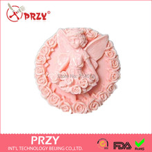 Angel /rose Shape Handmade Soap Mold Candle Molds Silicon Mould Chocolate Candy Moulds Valentine's Day DIY Baby Silicone Rubber 2024 - buy cheap