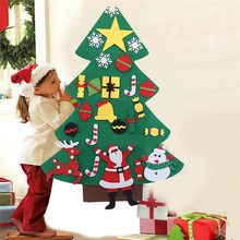 Children's Creative DIY Christmas Tree Felt DIY Craft Magic Creative Puzzle Decoration Toy Party Holiday Christmas 2024 - buy cheap