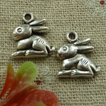 210 pieces tibetan silver rabbit charms 14x13mm #2629 2024 - buy cheap