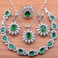 Dubai Jewelry Set Cubic Zirconia For Women Costume Earrings And Necklace Set Pendant Rings Bracelet 2020 New JS090 2024 - buy cheap