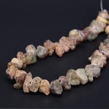 15.5"/strand Natural Raw Green Garne Freeform Nugget Gravel Loose Beads,Roug Gems Stone Chips Pendant Beads For Jewelry Making 2024 - buy cheap