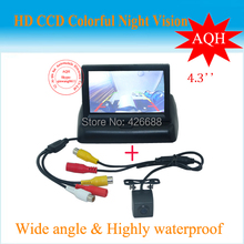 4.3Inch TFT LCD Color DisplayScreen Car Rear View Camera with Monitor +LED Night Vision Reversing Rearview Camera Reverse Camera 2024 - buy cheap