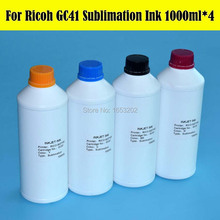 ¡Oferta! Tinta de sublimación GC41 para Ricoh SG2100/SG2010L/SG3110/SG3120/SG7100, 4000ml por lote, tinta de impresora para Ricoh GC41 2024 - compra barato