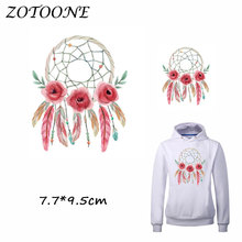 ZOTOONE Iron on Stickers Patches for Clothes Beautiful Dreamcatcher Patch DIY Accessory Heat Transfer Iron Stickers Appliques C 2024 - buy cheap
