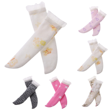 New High Quality Cute Lace Top Below Knee Socks for Blythe 12 inch Doll Dress Up ACCS Colorful Doll Socks Dolls Accessories 2024 - buy cheap