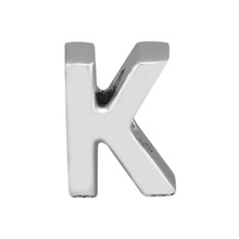 CKK-abalorio de plata de ley 2018 con letras K, apto para Pulseras originales, Joyería, abalorios artesanales para fabricación de joyas 2024 - compra barato