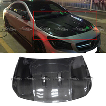  Car Styling Carbon Fiber Hood Bonnet Engine Cover for Mercedes Benz CLA W117 CLA200 2024 - buy cheap