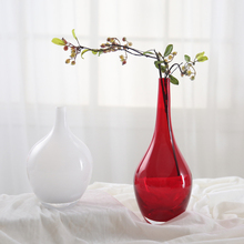 Домашнее украшение красочный стеклянные вазы Европейский стиль гостиная Цветочная ваза украшение креативная маленькая стеклянная ваза oranment 2024 - купить недорого