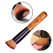 AddFavor 1pcs Wooden Makeup Brushes For Eye Cosmetic  Make Up Contouring Brushes Tool Angled Foundation Brush Makeup tool 2024 - buy cheap