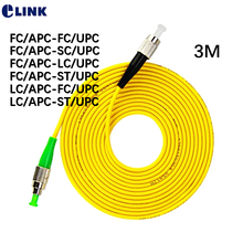 20 piezas 3m FIBRA DE patchcord SX LC SC FC ST UPC APC monomodo 3,0 2,0mm patch cable SM SX SC LC FC ST fibra óptica puente IL <0.3dB 2024 - compra barato