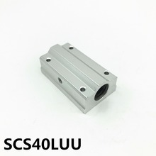 SCS40LUU SCS40LUU bearing 40mm linear motion ball bearing slide block for 40mm 2024 - buy cheap