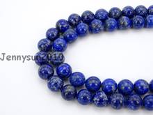 Natural Lapis Lazuli Gems Stones 8mm Round Spacer Loose Beads 15'' Strand for Jewelry Making Crafts 5 Strands/Pack 2024 - buy cheap