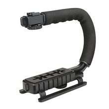 Видео Ручной Стабилизатор камера экшн Стабилизация ручка для Canon Nikon Sony DV видеокамера ND998 2024 - купить недорого