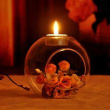 Romântico casamento jantar decoração de cristal vidro pendurado castiçal claro festival decoração para casa suporte candler 2024 - compre barato