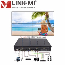 LM-TV04 Video controlador de pared HDMI VGA AV USB procesador 2x2 cuatro imágenes costura procesador de imagen 4 TV muestra una pantalla Empalme 2024 - compra barato